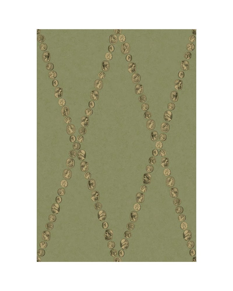 Cammei Antique Gold On Olive 123-4016 Cammei Antique Gold On Olive 123-4016