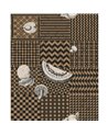 Frutta e Geometrico Black, White & Gold 123-6031