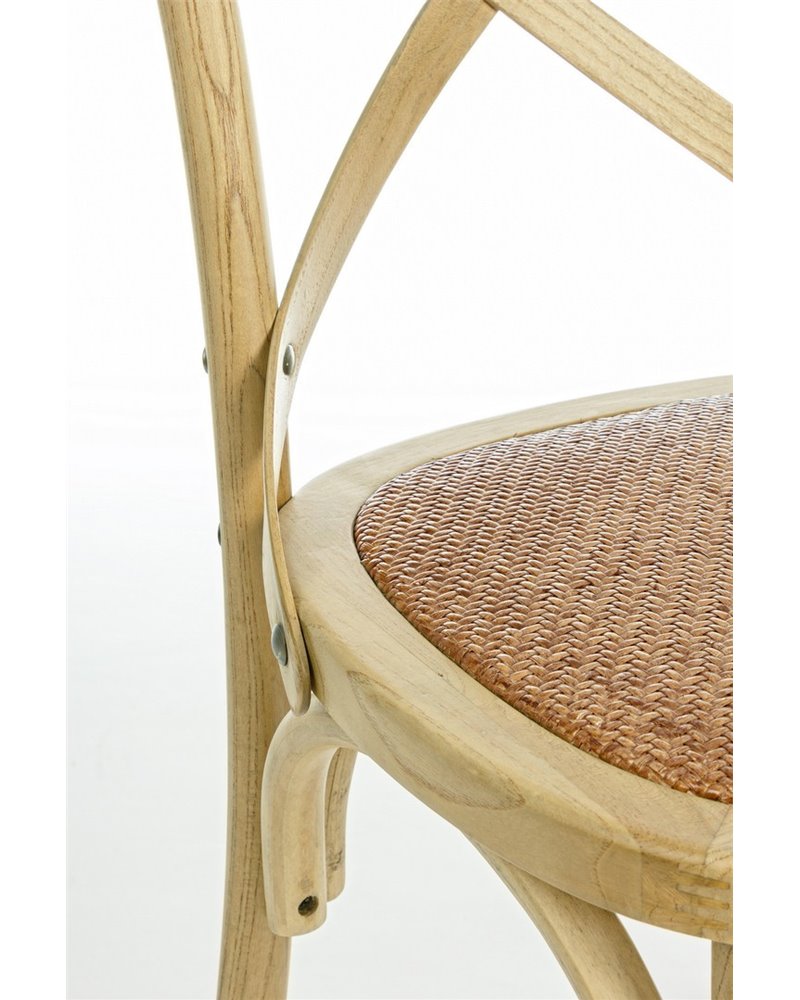 SILLA CROSS MARRÓN NATURAL