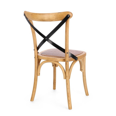 SILLA CROSS METAL NATURAL