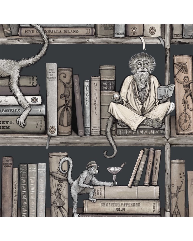 Monkey Library Taupes BMCF003-08B Monkey Library Taupes BMCF003-08B