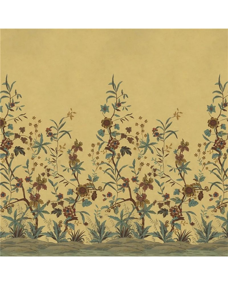 Peacock Toile Scene 2 Sepia PJD6014-01 Peacock Toile Scene 2 Sepia PJD6014-01