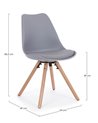 SILLA NEW TREND GRIS