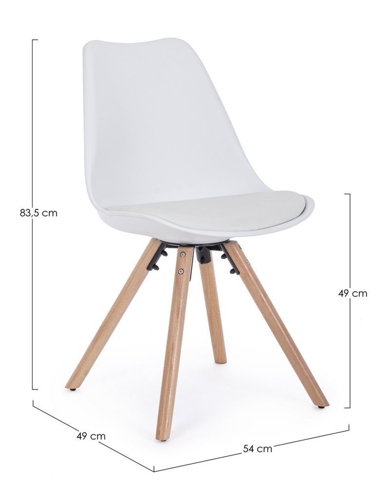 SILLA NEW TREND BLANCO