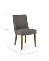 SILLA BEATRIZ GRIS BUCLÉ