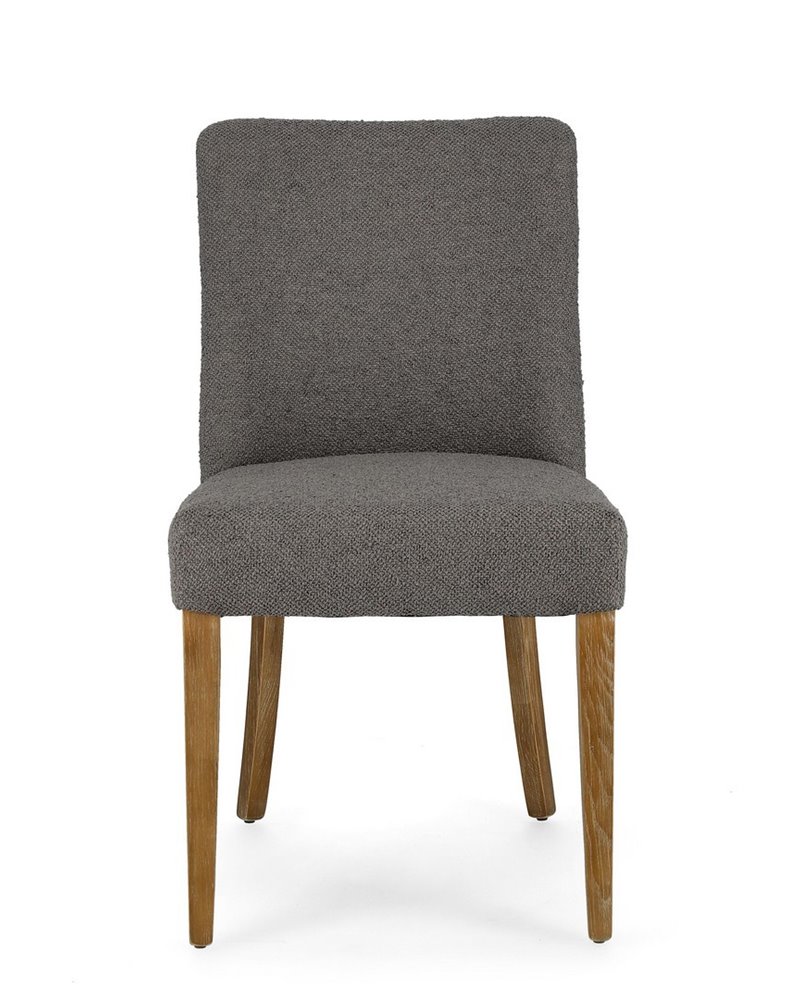 SILLA BEATRIZ GRIS BUCLÉ