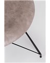 SILLA LOFT PU BEIGE VINT. ESTRUCT. NEGRO