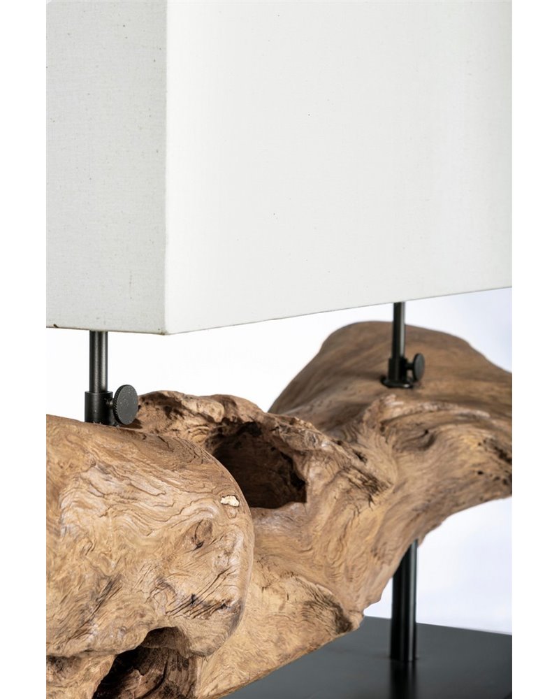 TABLE LAMP KLETA WHITE H55