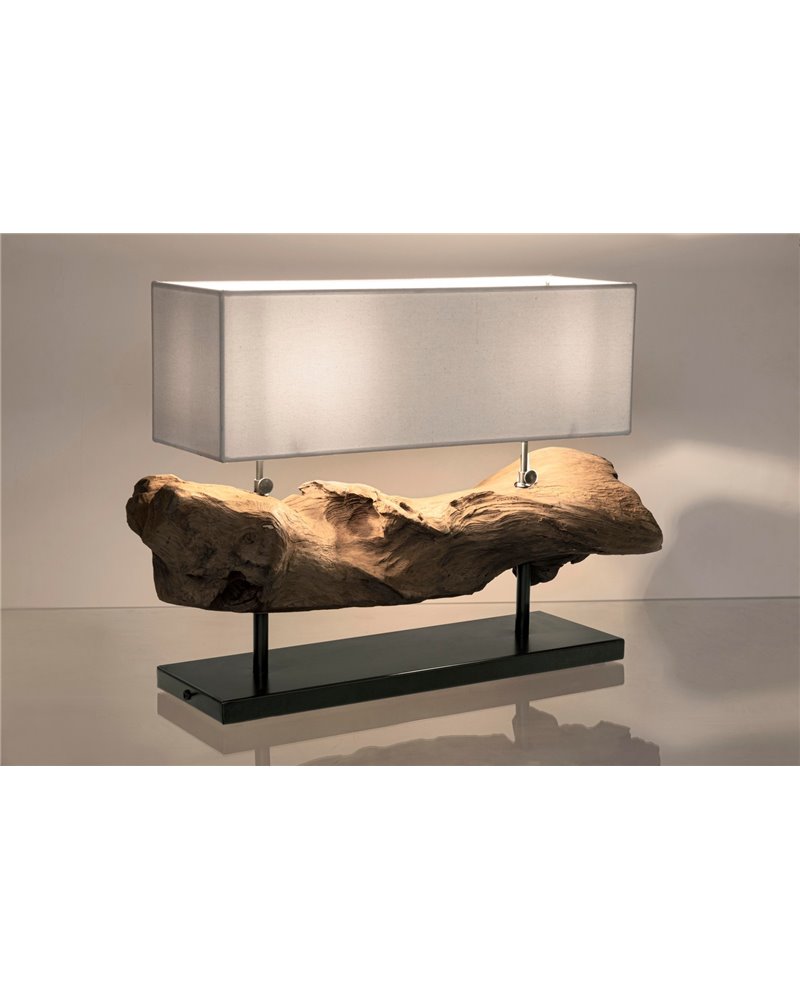 TABLE LAMP KLETA WHITE H55