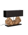 KLETA TABLE LAMP BLACK H55