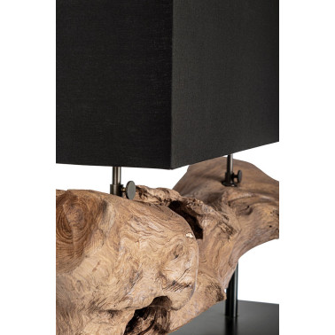 LAMPE DE TABLE KLETA NOIR H55