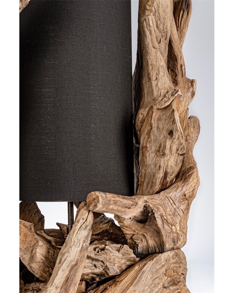 LAMPE DE TABLE BION NOIR H70