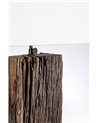 LAMPE À POSER HUGO LAITON-BLANC H