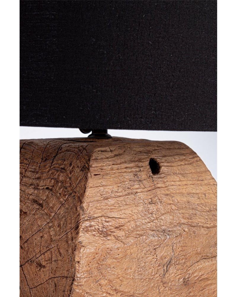 TABLE LAMP LUMEN BLACK H40
