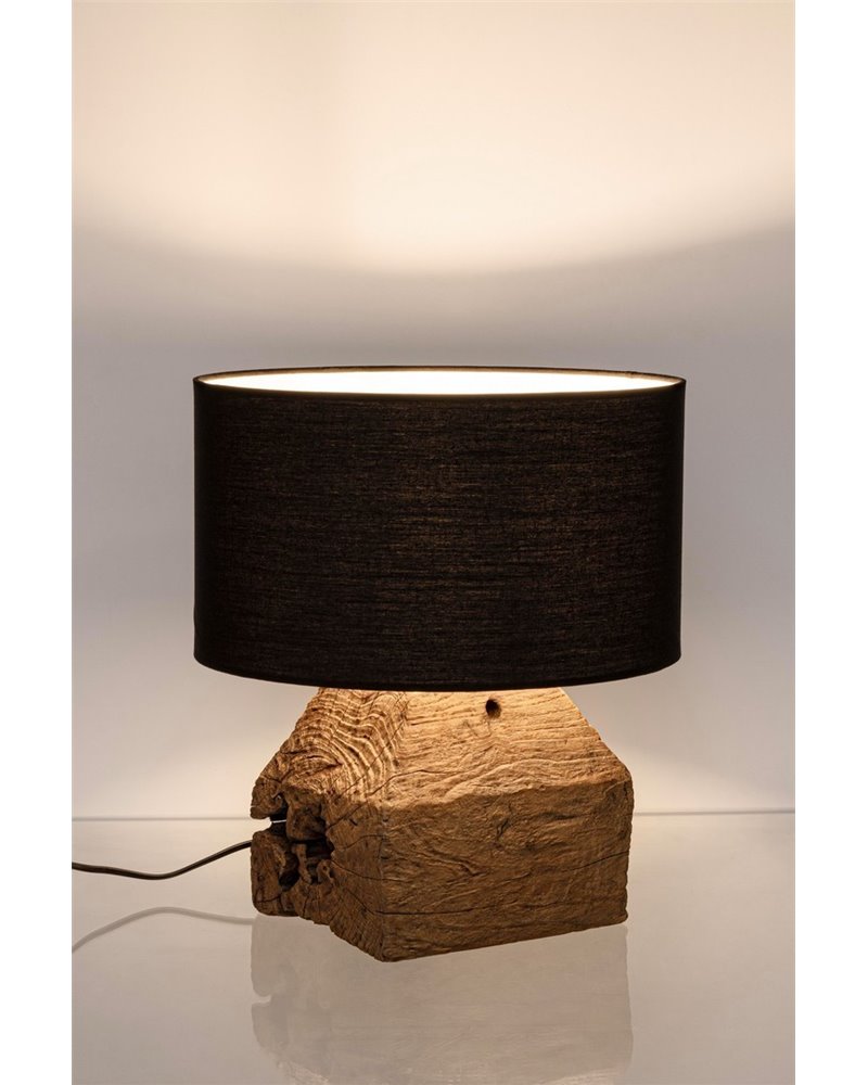 TABLE LAMP LUMEN BLACK H40