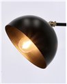 GLASGOW TABLE LAMP BLACK H41
