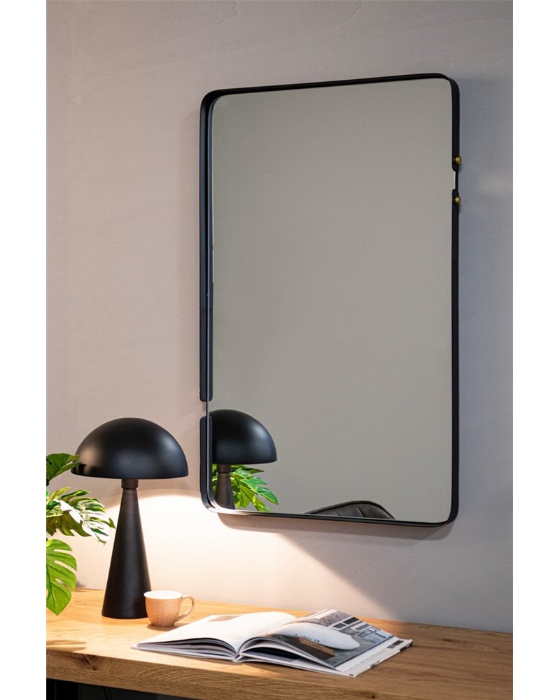 LAMPE DE TABLE MODERNE NOIRE H36.5