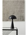LAMPE DE TABLE MODERNE NOIRE H36.5
