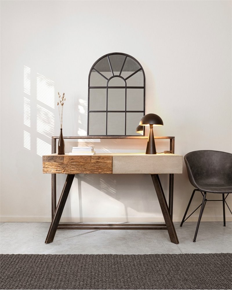 LAMPE DE TABLE MODERNE NOIRE H36.5