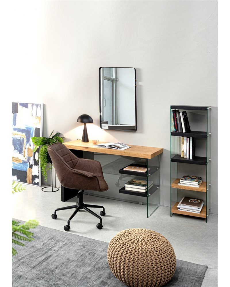 LAMPE DE TABLE MODERNE NOIRE H36.5