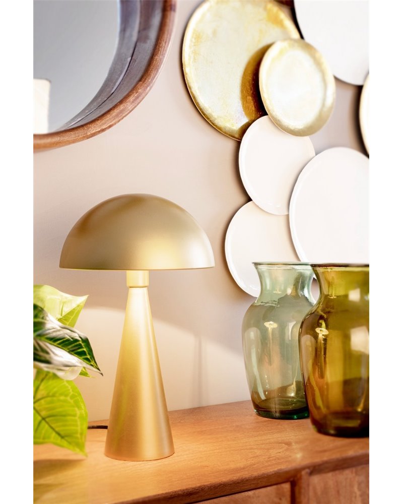 LÁMPARA DE SOBREMESA MODERN ORO H36.5