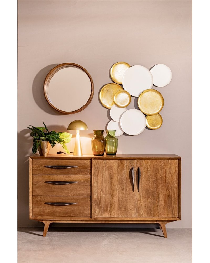 LÁMPARA DE SOBREMESA MODERN ORO H36.5
