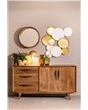 LÁMPARA DE SOBREMESA MODERN ORO H36.5