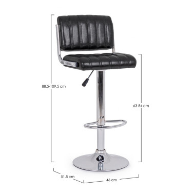 BARCLAY STOOL BLACK