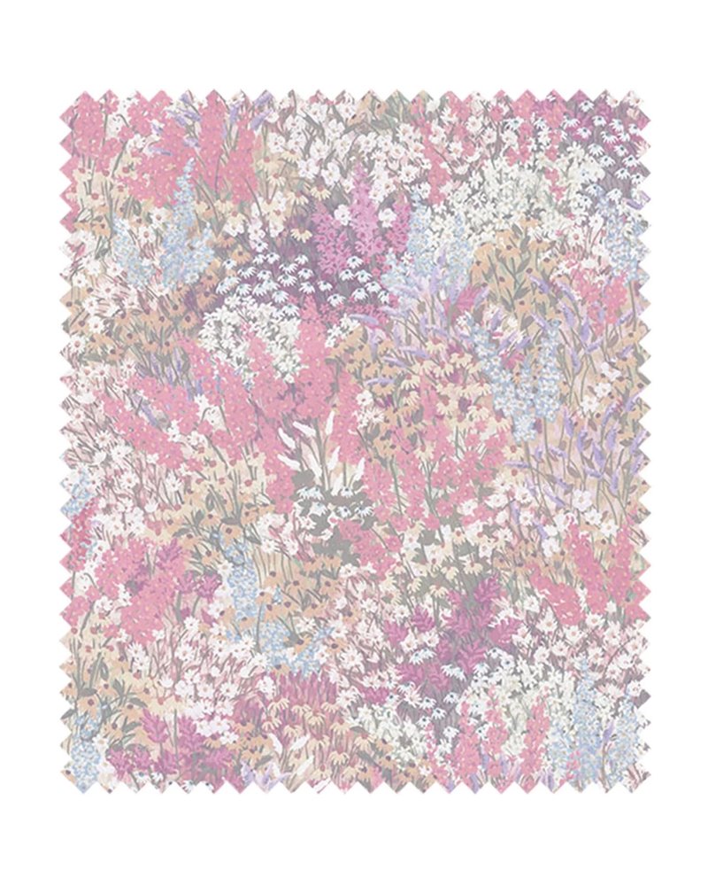 Grande Fleur Linen Union Cerise & Eau de Nil F121-1004 Grande Fleur Linen Union Cerise & Eau de Nil F121-1004