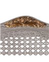 SILLÓN GRIS-BEIGE DM-MADERA SALÓN 58 X 52 X 98,50 CM REF.608023