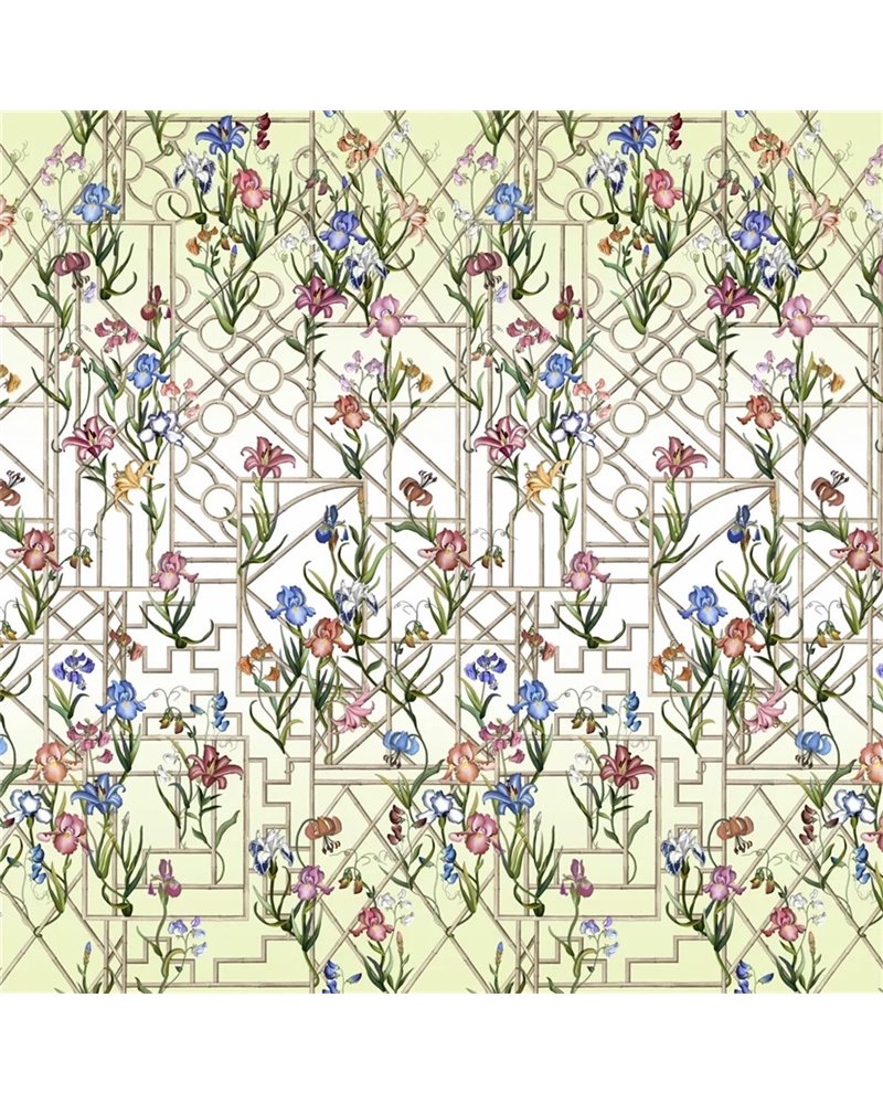 Fretwork Panoramic Citron PCL7053-01 Fretwork Panoramic Citron PCL7053-01