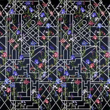 Fretwork Panoramic Indigo PCL7053-02
