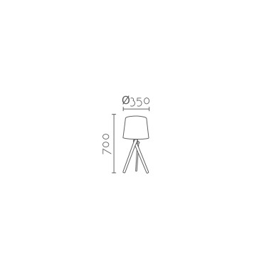 LAMPE DE TABLE REF.-ALAMO