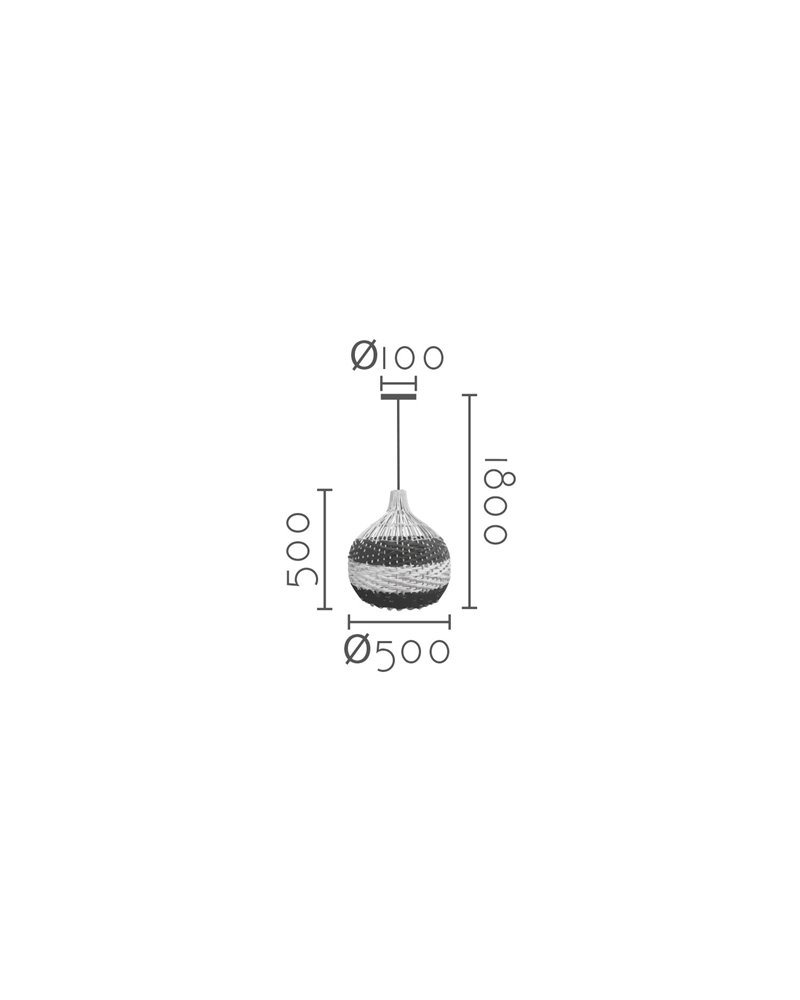 LAMPARA DE TECHO REF.-NAPARI-50BK