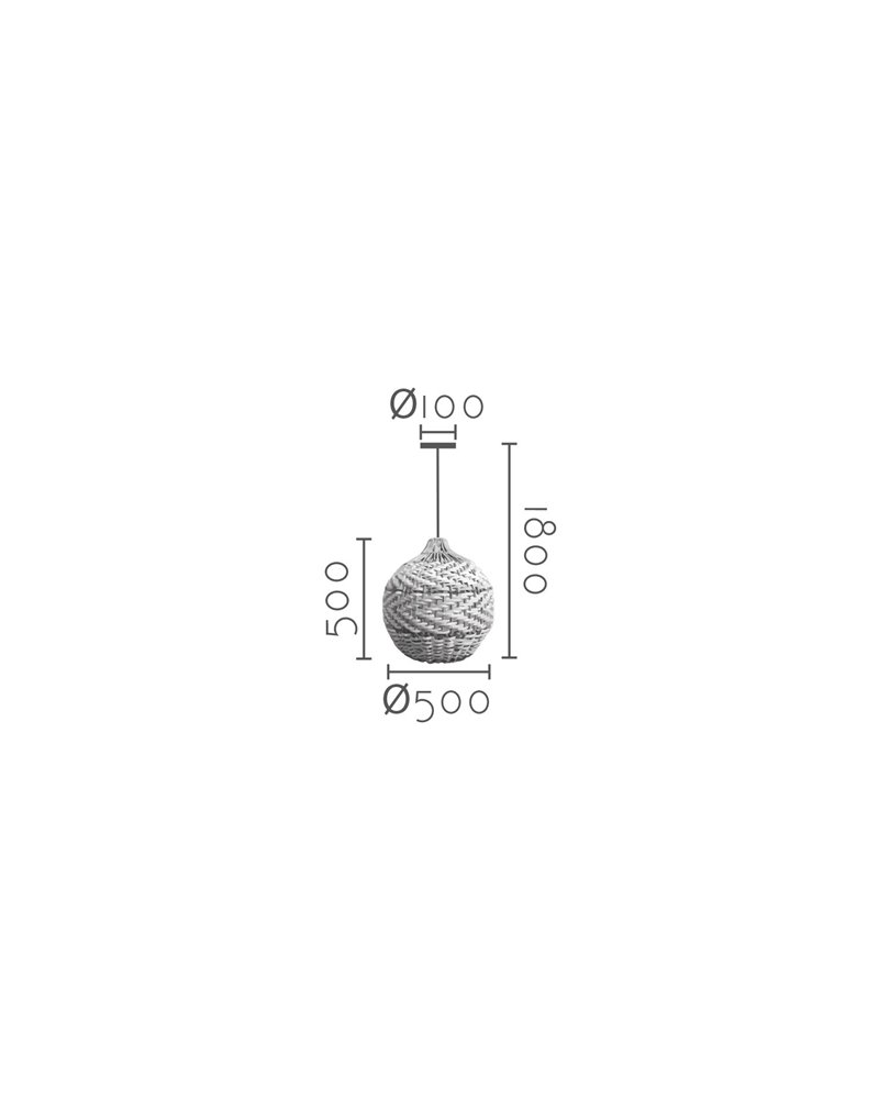 LAMPARA DE TECHO REF.-BRUNEI-500NAT