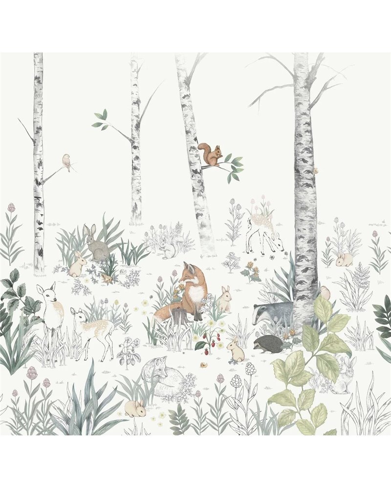 Magic Forest Mural 7481 Magic Forest Mural 7481
