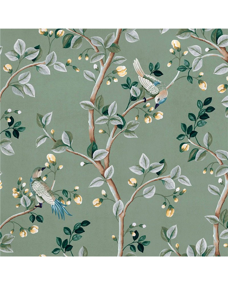 Birds Prosperity Jade B00118 Birds Prosperity Jade B00118