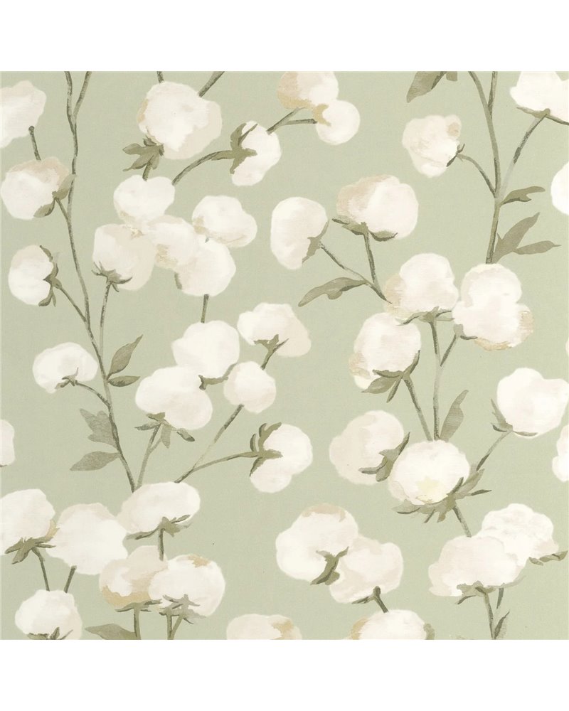 Cotton Flower Vert Mousse 200297202 Cotton Flower Vert Mousse 200297202