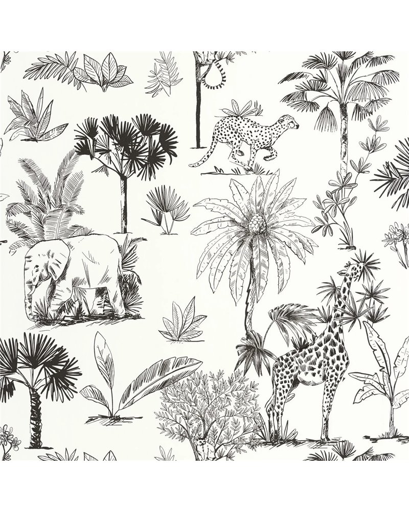 Balade Dans La Savane Noir Et Blanc 105739090 Balade Dans La Savane Noir Et Blanc 105739090