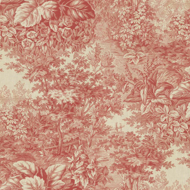 Forest Toile Red S10401