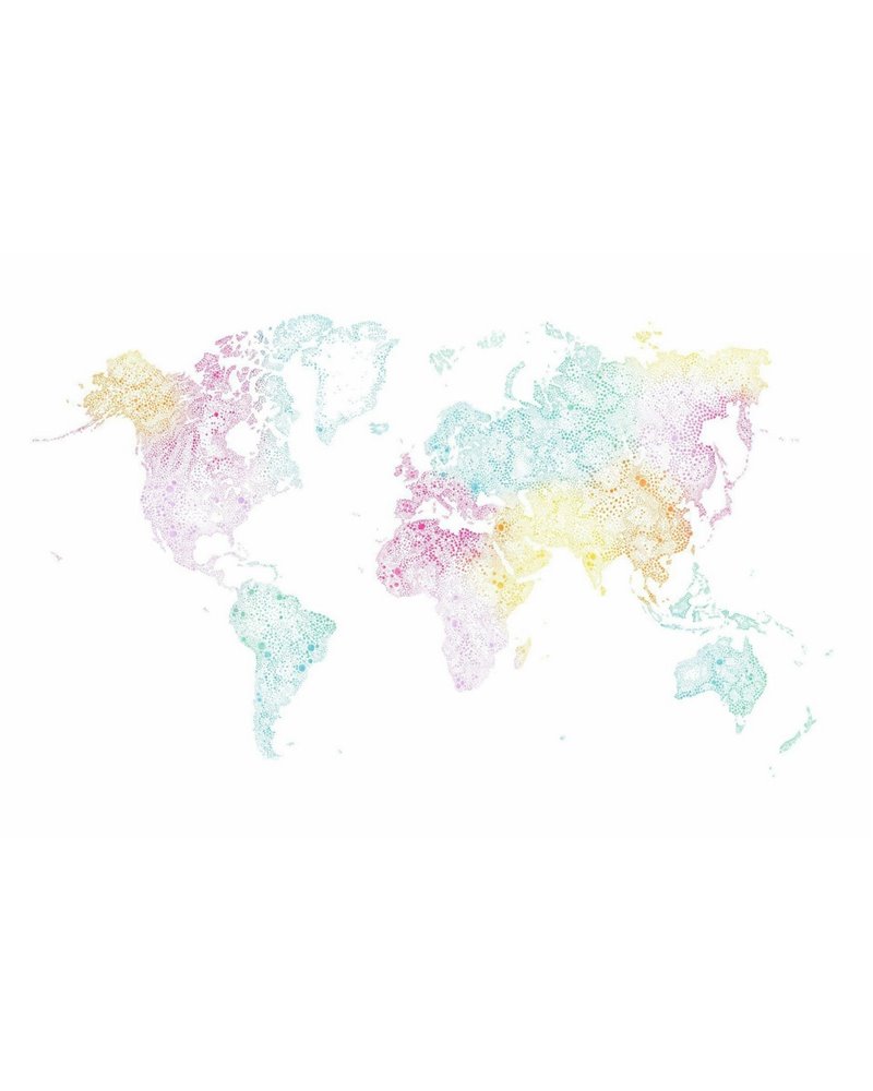 World Map Multi 630-19 World Map Multi 630-19