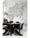 World Map Black 630-09
