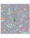Hummingbirds 100% Silk Periwinkle F125-1002