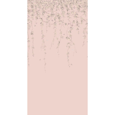 Hummingbirds Flora Stone On Rose Quartz 124-2014