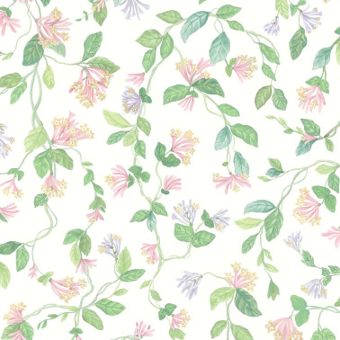 Flora Blush Sage Mulberry On Cream 124-3015