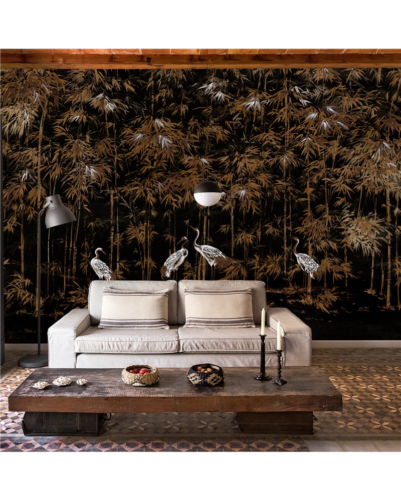 Wallpaper Garzas Coal 7900003 - COORDONNE