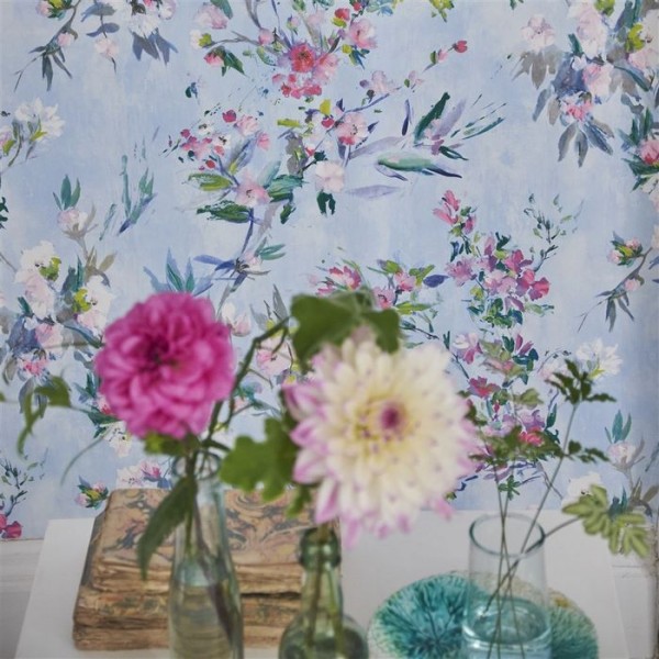 Tapete PDG1024/01 FAIENCE SKY - Designers Guild