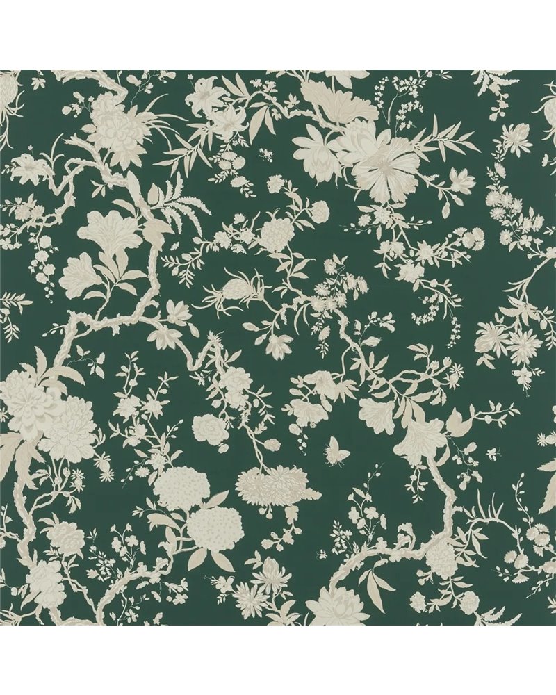 Tea House Floral Green FRL5266-01 Tea House Floral Green FRL5266-01