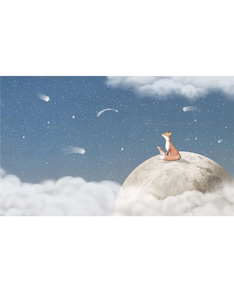 Fox on the Moon - Blue W13901 Fox on the Moon - Blue W13901