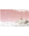 Fox on the Moon - Pink W13903